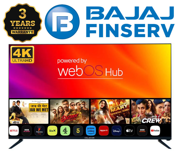 Cellecor Smart TV E-75W (75 inch) Mega Offer 